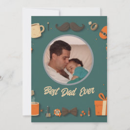 Tarjeta de felicitación elegante y elegante para e