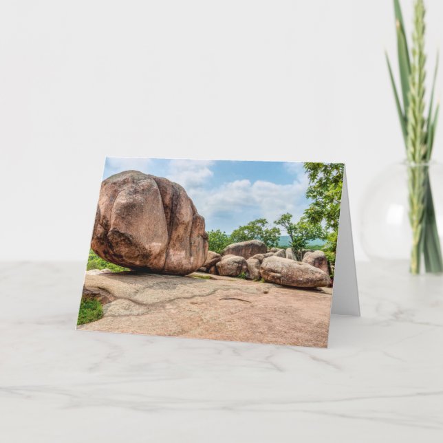 Tarjeta de felicitación Elephant Rocks State Park (Anverso)