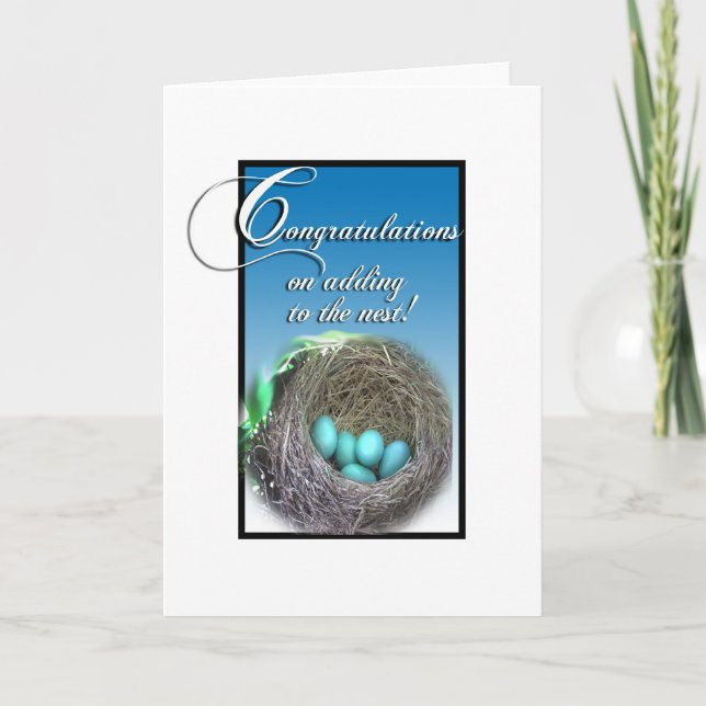 Tarjeta de felicitación - (embarazo o adopción) (Anverso)