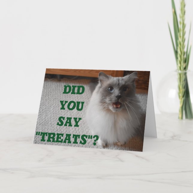 Tarjeta de felicitación en blanco (Anverso)