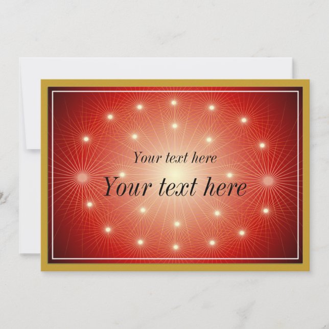 Tarjeta de felicitación en blanco (Anverso)