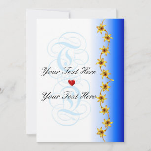 Tarjeta de felicitación en blanco