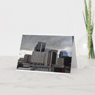 Tarjeta de felicitación en blanco