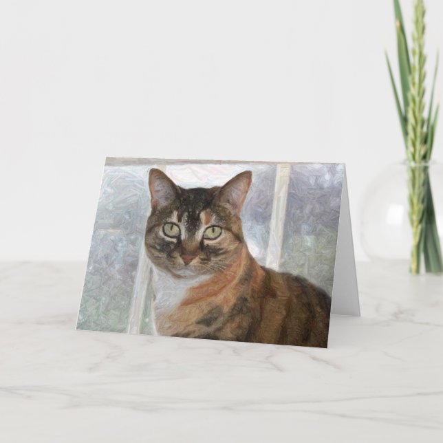 Tarjeta de felicitación en blanco (Anverso)