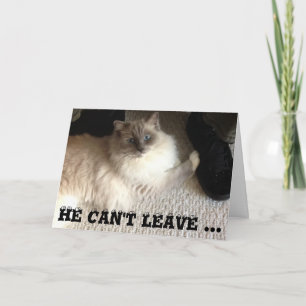 Tarjeta de felicitación en blanco