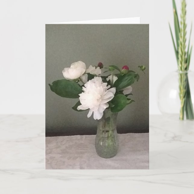 Tarjeta de felicitación en blanco (Anverso)