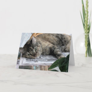 Tarjeta de felicitación en blanco