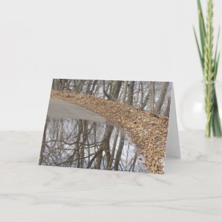 Tarjeta de felicitación en blanco