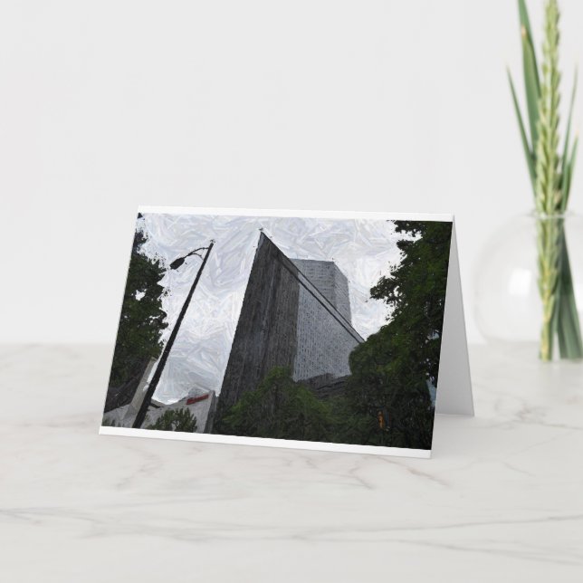 Tarjeta de felicitación en blanco (Anverso)