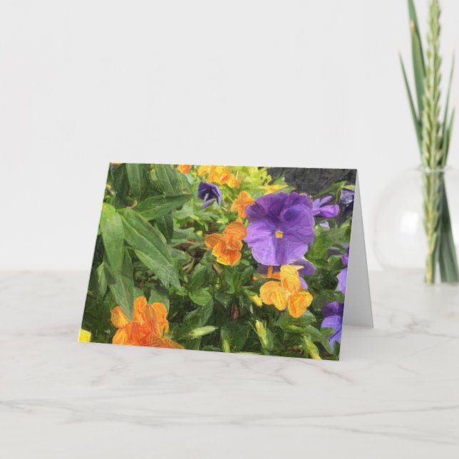 Tarjeta de felicitación en blanco (Anverso)