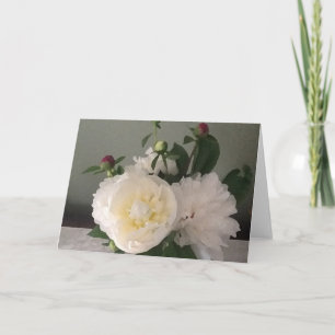 Tarjeta de felicitación en blanco
