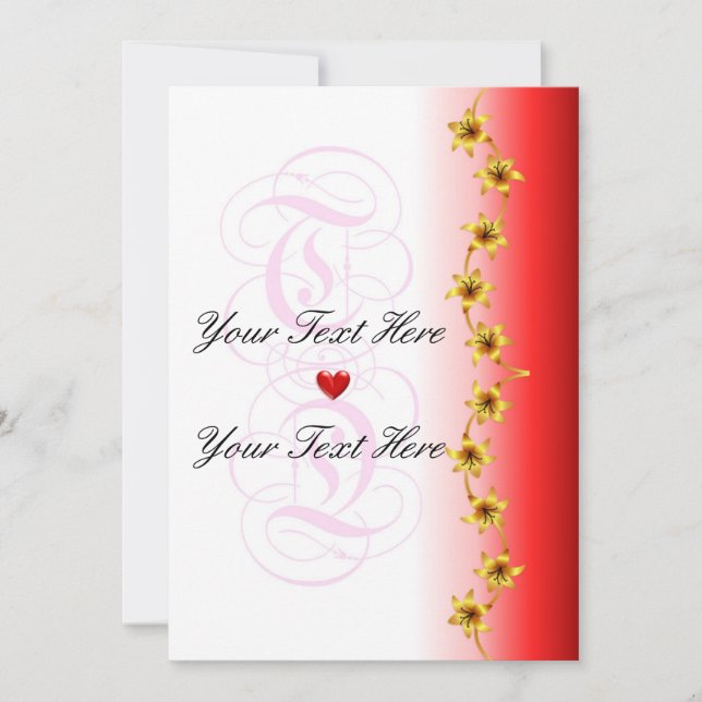Tarjeta de felicitación en blanco (Anverso)