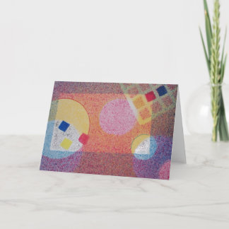 Tarjeta de felicitación en blanco 5 x 7 con el