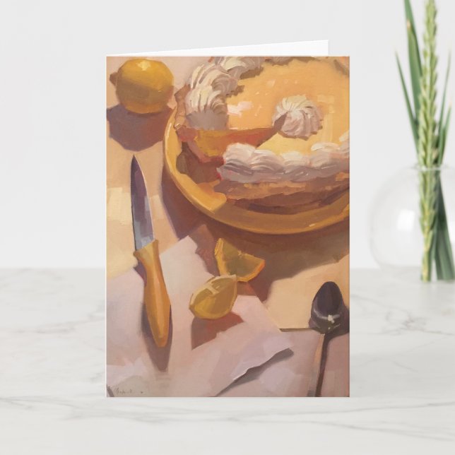 Tarjeta de felicitación en blanco, arte de Sarah (Anverso)