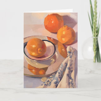 Tarjeta de felicitación en blanco, arte de Sarah