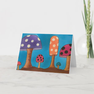 Tarjeta de Felicitación en Blanco con Acuarela de 