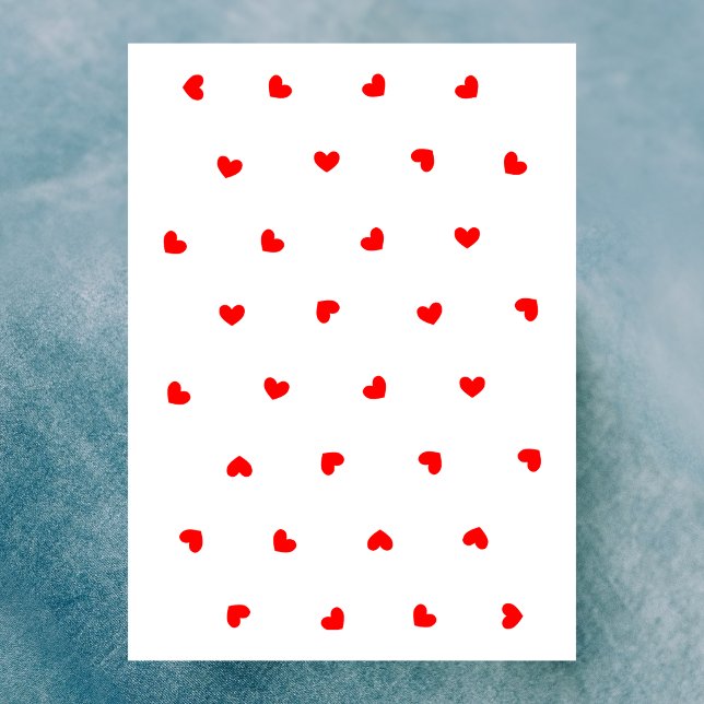 Tarjeta de Felicitación en Blanco con Corazones Ro (Subido por el creador)