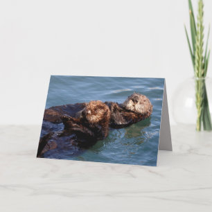 Tarjeta de felicitación en blanco con la familia R