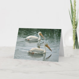 Tarjeta de felicitación en blanco con la foto del