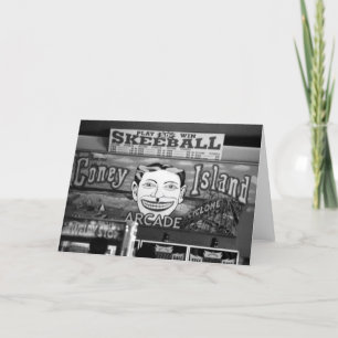 tarjeta de felicitación en blanco de "50c