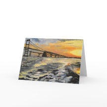 Tarjeta de felicitación en blanco de Annapolis Mar