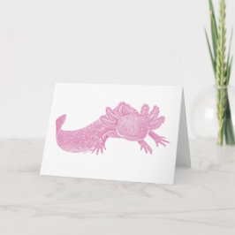 Tarjeta de Felicitación en Blanco de Axolotl - ROS