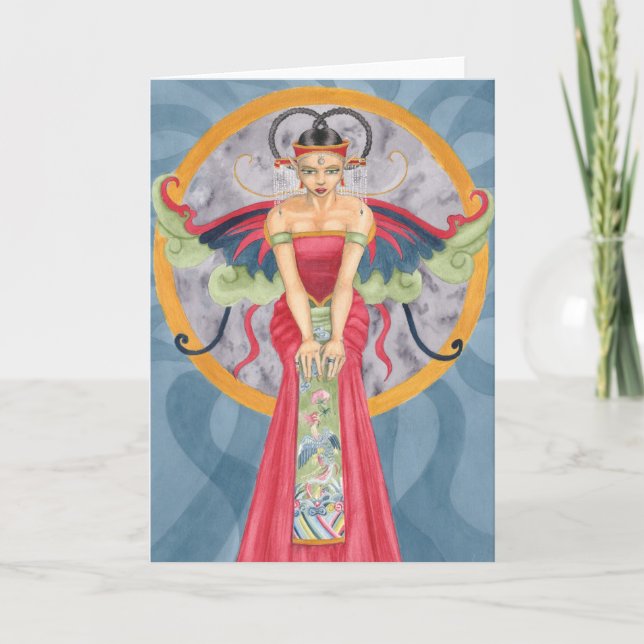 Tarjeta de felicitación en blanco de "Jia Li" (Anverso)