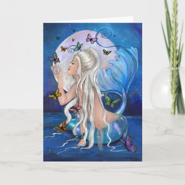 Tarjeta de felicitación en blanco" de la fantasía (Anverso)
