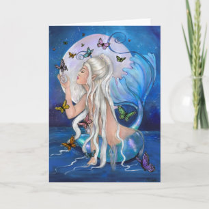 Tarjeta de felicitación en blanco" de la fantasía