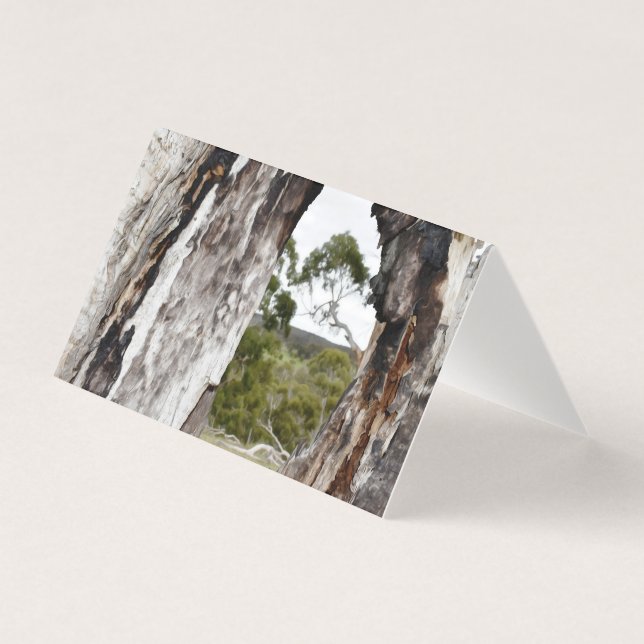 Tarjeta de felicitación en blanco de la ventana de (Anverso)