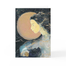 Tarjeta de felicitación en blanco de Reiki de la