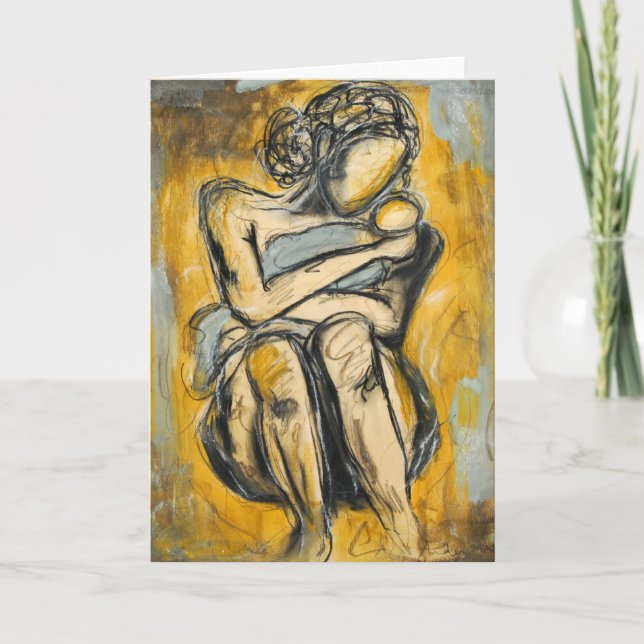 tarjeta de felicitación en blanco de reverencia (Anverso)