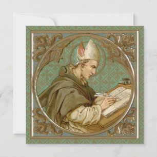 Tarjeta de felicitación en blanco de San Alberto M
