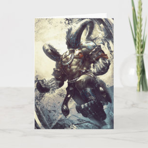 Tarjeta de felicitación en blanco de Xing Tain