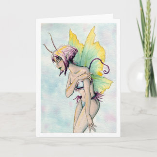 Tarjeta de felicitación en blanco del