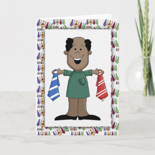 Tarjeta de felicitación en blanco del Día del Padr