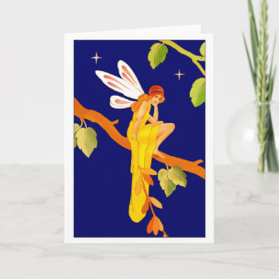 Tarjeta de felicitación en blanco del "Stargazer"