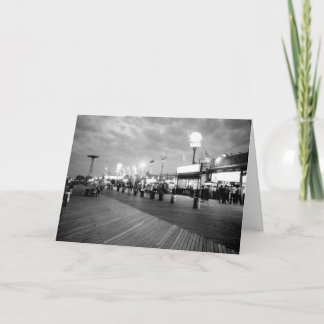 Tarjeta de felicitación en blanco 'El paseo maríti