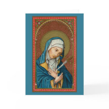 Tarjeta de felicitación en blanco Mary as Mater Do