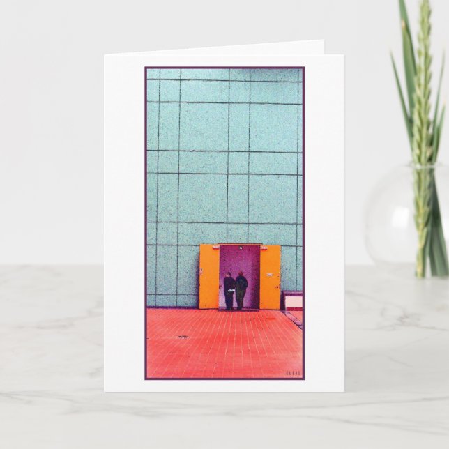 tarjeta de felicitación en blanco para dos persona (Anverso)