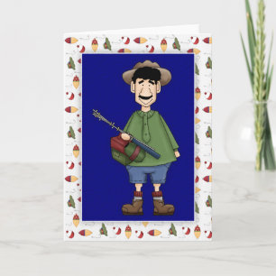 Tarjeta de felicitación en blanco para el día del 