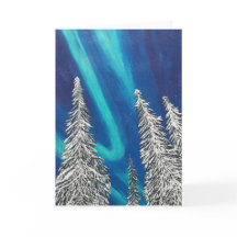 Tarjeta de felicitación en blanco para las luces d