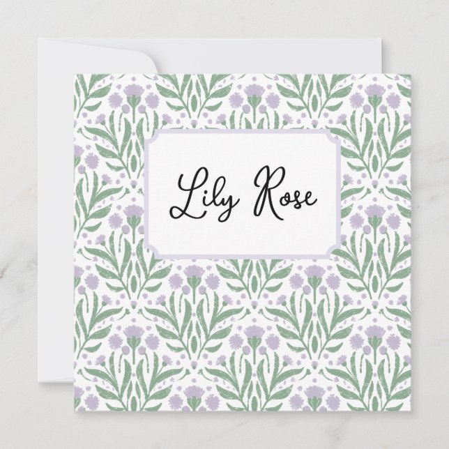 Tarjeta de felicitación en blanco personalizable (Anverso)