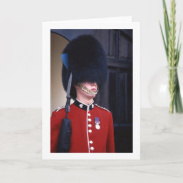 Tarjeta de felicitación en blanco plegada de la Re