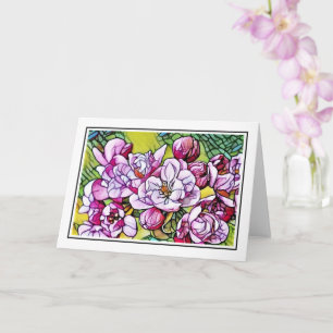 Tarjeta de felicitación en blanco - SG Lilacs