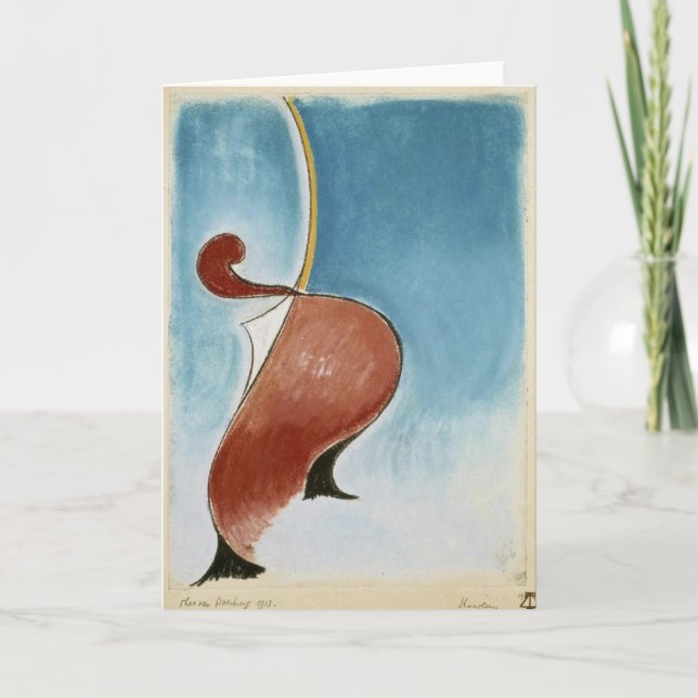 Tarjeta de felicitación en blanco Theo van Doesbur (Anverso)