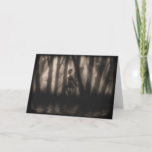 Tarjeta de felicitación encantada de la ojeada