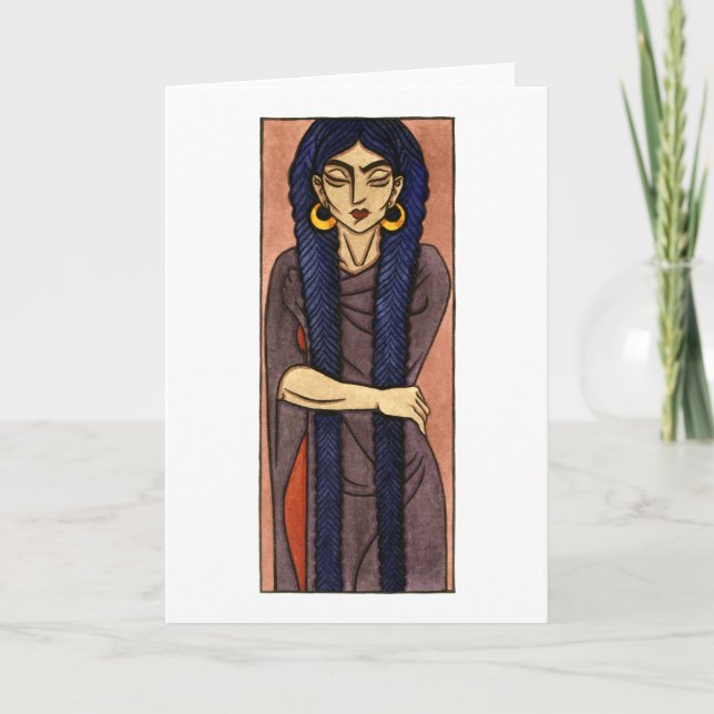 Tarjeta de felicitación Ereshkigal (Anverso)