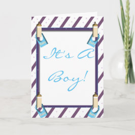 Tarjeta de felicitación Es un niño