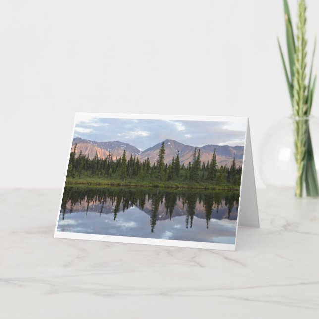 Tarjeta de felicitación escénica - En blanco (Anverso)